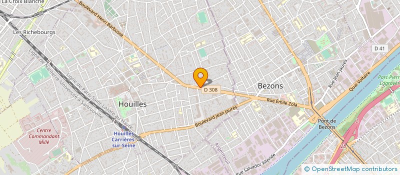 localisation de l'entreprise SELARL PINHAS PLUCHART à HOUILLES