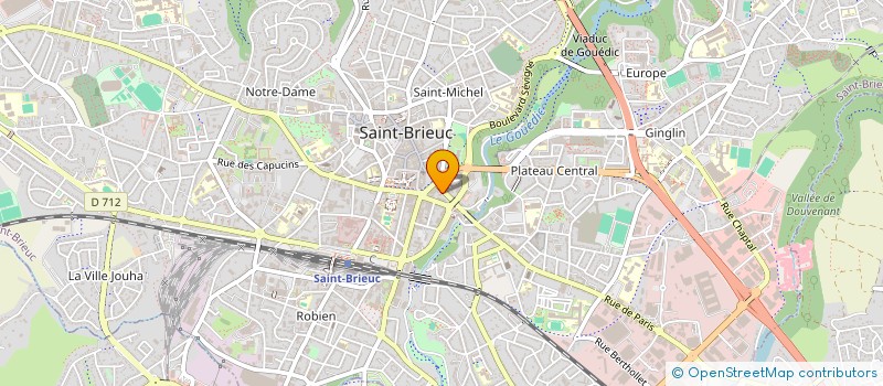 localisation de l'entreprise SELARL PISB à SAINT-BRIEUC