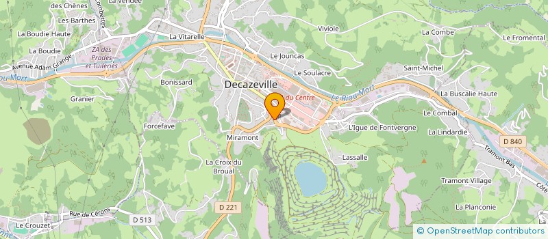 localisation de l'entreprise SELARL PLACE DECAZES à DECAZEVILLE