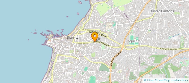 localisation de l'entreprise SELARL PODO MATTON à BIARRITZ