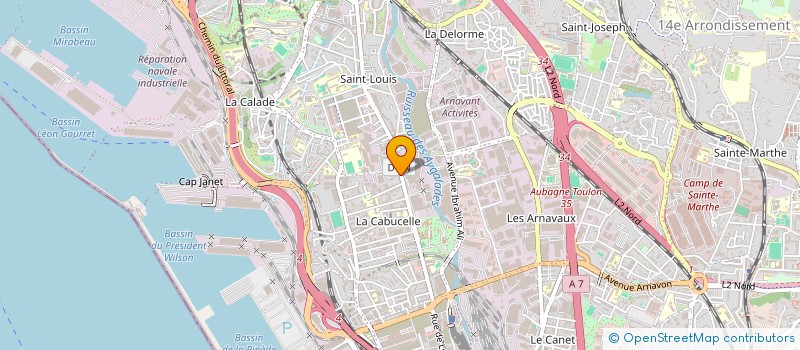 localisation de l'entreprise SELARL PONCE NICOLAS à MARSEILLE