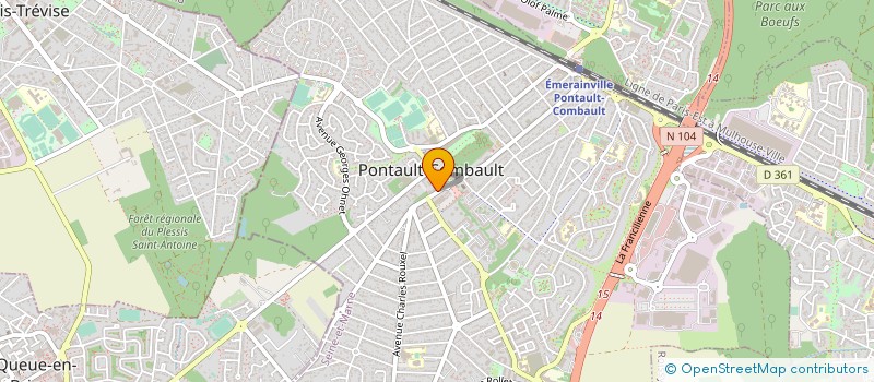 localisation de l'entreprise SELARL PONTAULT LEGALIS, SOCIETE D'AVOCATS FREDERIC GUERREAU - ANNE DE SAINT GENOIS à MELUN