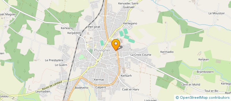 localisation de l'entreprise SELARL PORH COUEDIC  PLUVIGNER