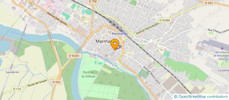 localisation de l'entreprise SELARL POUJADE  MARMANDE