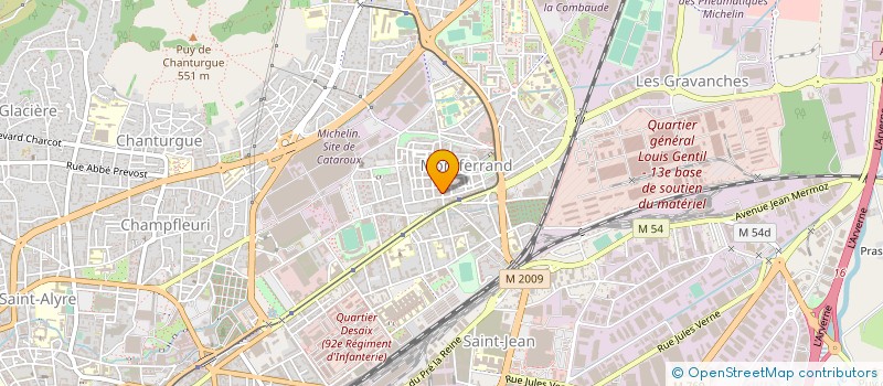 localisation de l'entreprise SELARL PR JULIEN PAUCHOT à CLERMONT-FERRAND