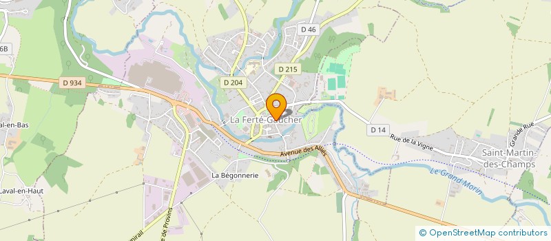 localisation de l'entreprise SELARL PREDA à LA FERTE-GAUCHER