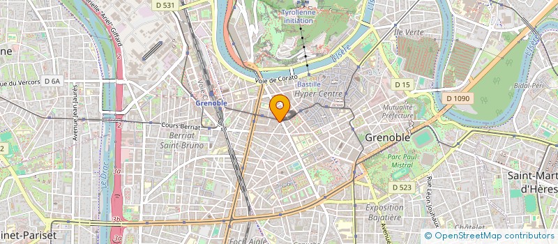 localisation de l'entreprise SELARL PREVE SIMON  GRENOBLE