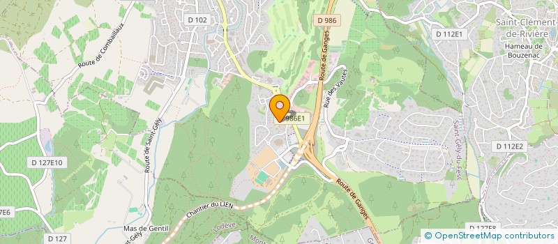 localisation de l'entreprise SELARL PREVERAUD ET ASSOCIES à SAINT-GELY-DU-FESC