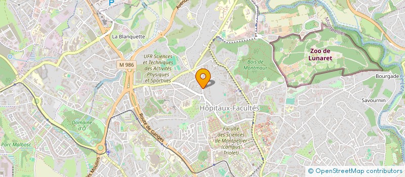 localisation de l'entreprise SELARL PROVIDENCE  MONTPELLIER