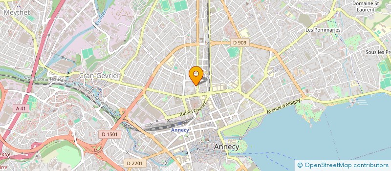 localisation de l'entreprise SELARL PUBLICALP à ANNECY