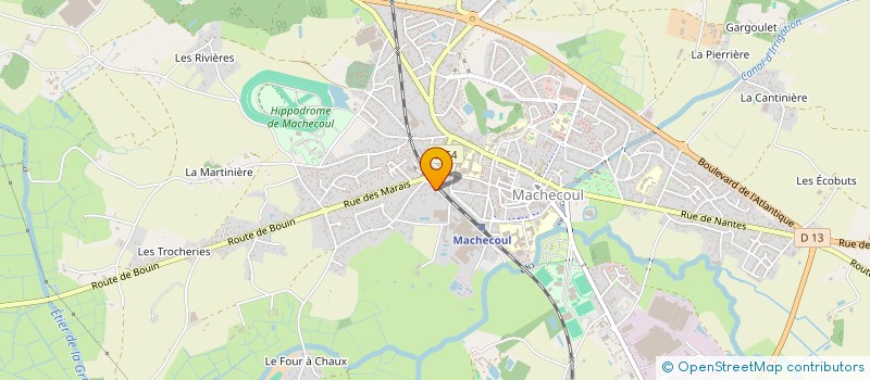 localisation de l'entreprise SELARL RADIOLOGIE DR PAGET JEAN-PAUL à MACHECOUL-SAINT-MEME