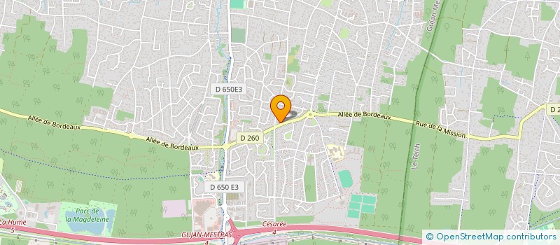 localisation de l'entreprise SELARL RADIOLOGIE IMAGERIE MEDICALE à GUJAN-MESTRAS