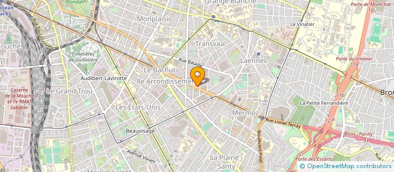 localisation de l'entreprise SELARL RADIOLOGIE MERMOZ  LYON