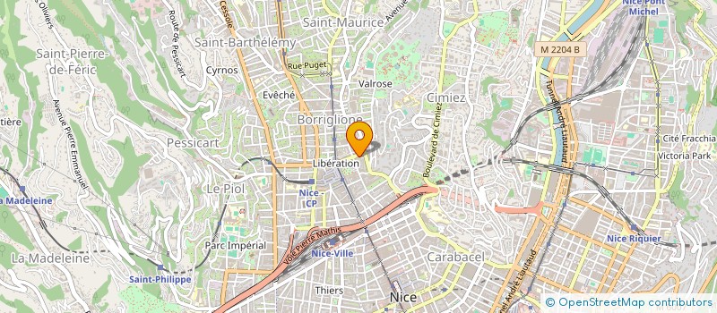 localisation de l'entreprise SELARL RAIBERTI à NICE