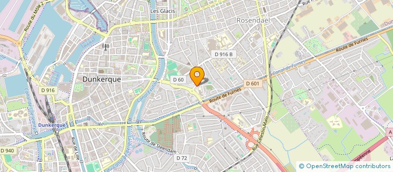 localisation de l'entreprise SELARL RAYA à DUNKERQUE