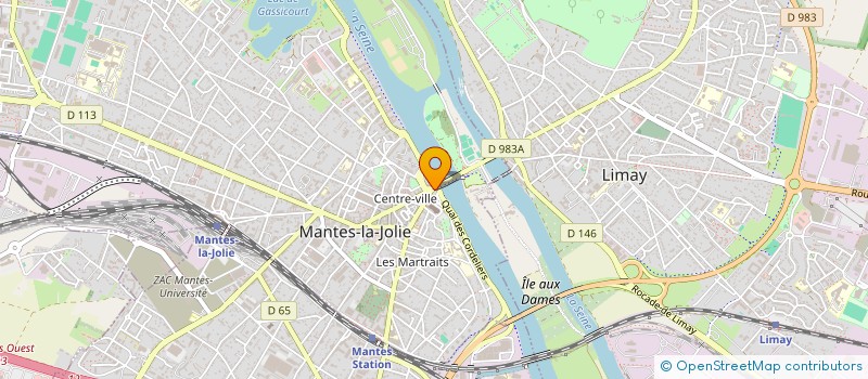 localisation de l'entreprise SELARL RDA GOUST  MANTES-LA-JOLIE