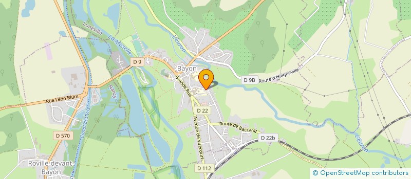 localisation de l'entreprise SELARL RELAIS VISION BAYON  BAYON