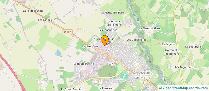 localisation de l'entreprise SELARL REMAUD ASM  AIGREFEUILLE-SUR-MAINE