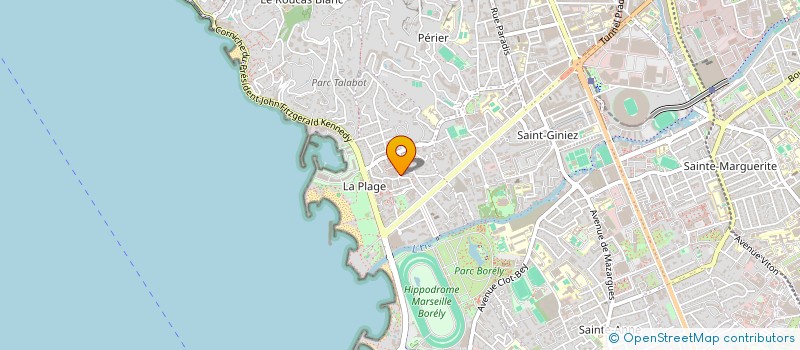 localisation de l'entreprise SELARL RENAUD PALLINCOURT ET CECILE AUBERT  MARSEILLE