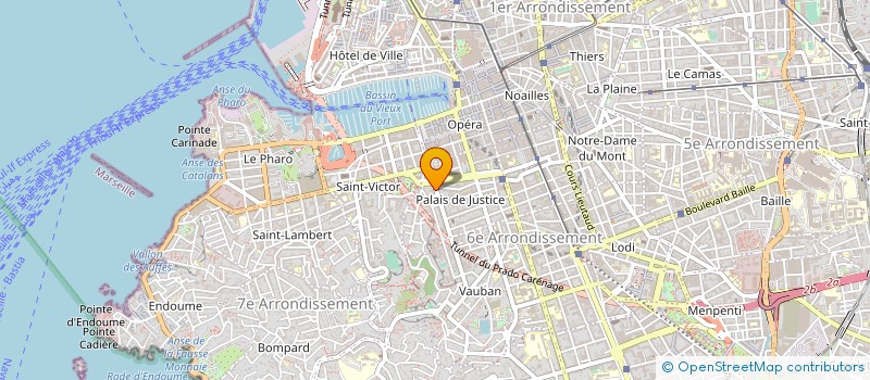 localisation de l'entreprise SELARL RENE BACCINO  MARSEILLE