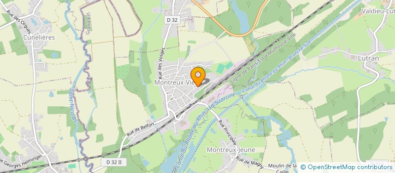 localisation de l'entreprise SELARL REY  DANNEMARIE