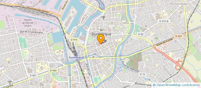 localisation de l'entreprise SELARL ROBERT HUTIN à DUNKERQUE