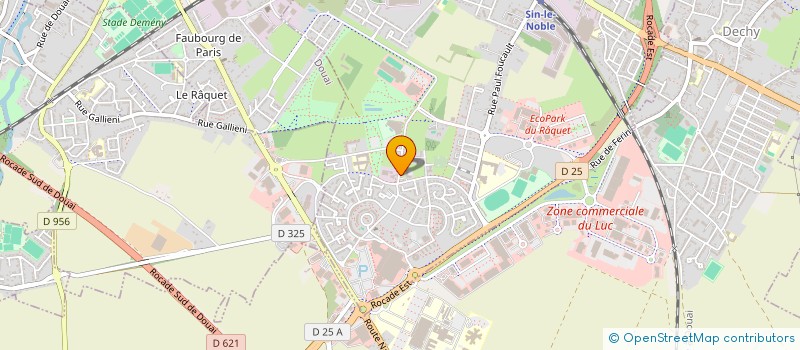 localisation de l'entreprise SELARL ROBERT VALENSI  SIN-LE-NOBLE