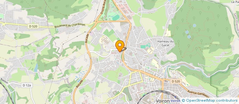 localisation de l'entreprise SELARL ROJON-BROCHE  VOIRON