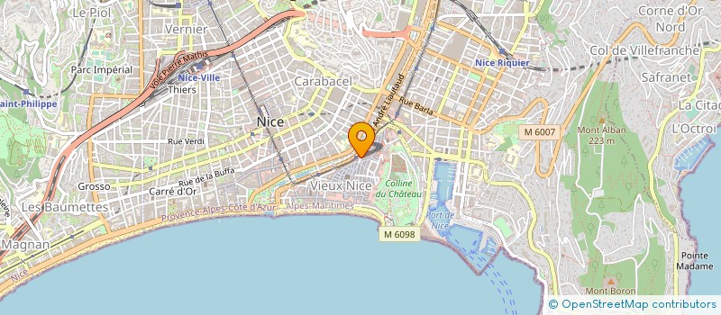 localisation de l'entreprise SELARL ROUX-ADECHOKAN à NICE