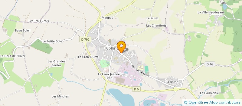 localisation de l'entreprise SELARL RUELLO SCHMIT à LE MENE