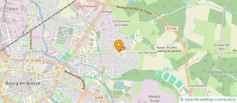 localisation de l'entreprise SELARL RYTHMOTEAM à BOURG-EN-BRESSE