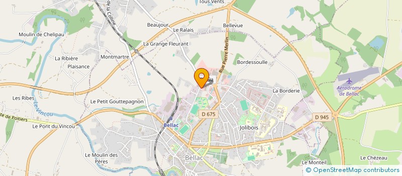 localisation de l'entreprise SELARL SAD à BELLAC