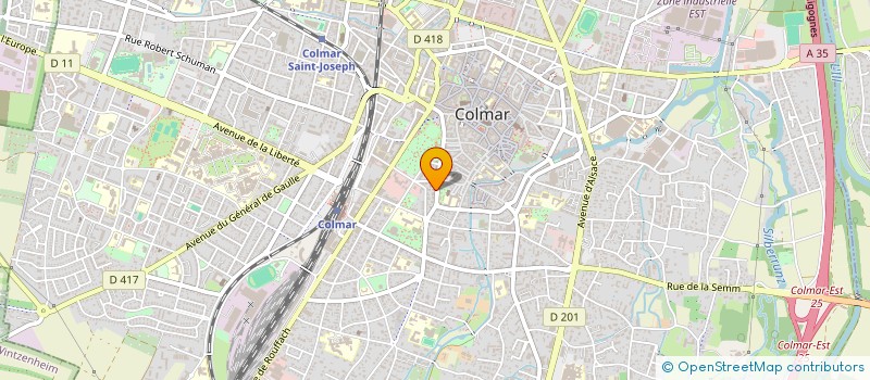 localisation de l'entreprise SELARL SAGET-KEMPF  COLMAR