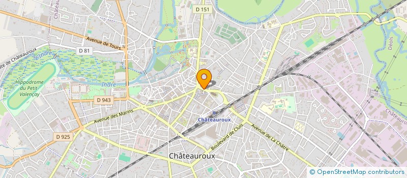 localisation de l'entreprise SELARL SAINT ANDRE BIO ANALYSES à CHATEAUROUX