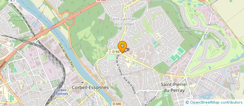 localisation de l'entreprise SELARL SAINT GERMAIN LES CORBEIL à SAINT-GERMAIN-LES-CORBEIL