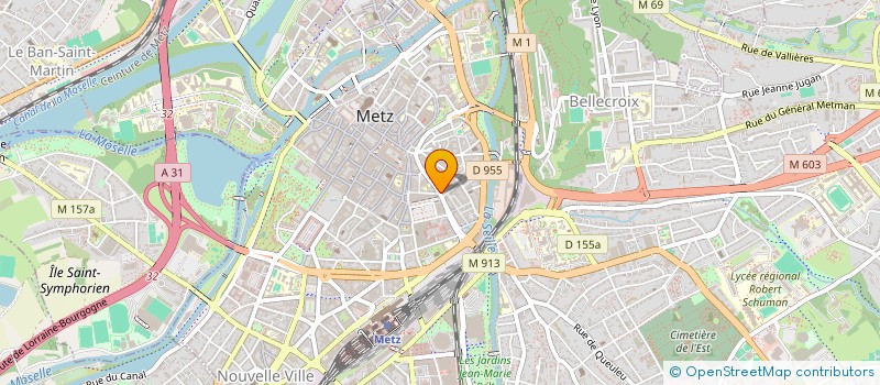 localisation de l'entreprise SELARL SAINT JACQUES  METZ