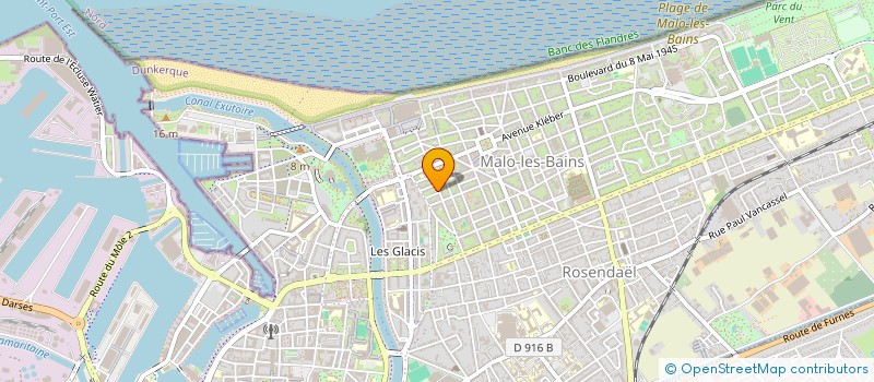 localisation de l'entreprise SELARL SARAH BADOURALY à DUNKERQUE