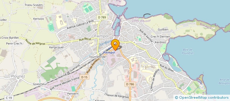 localisation de l'entreprise SELARL SAVAJOLS à PAIMPOL