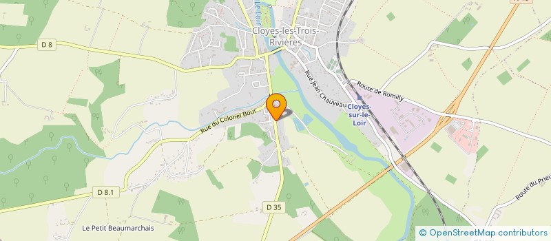localisation de l'entreprise SELARL SAVATON à CLOYES-LES-TROIS-RIVIERES