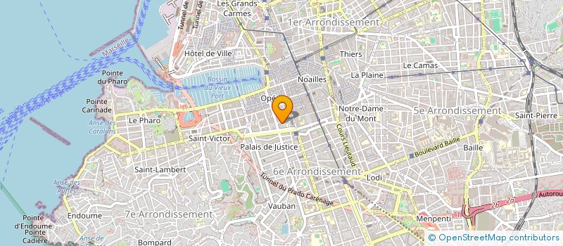 localisation de l'entreprise SELARL SC AVOCATS  MARSEILLE