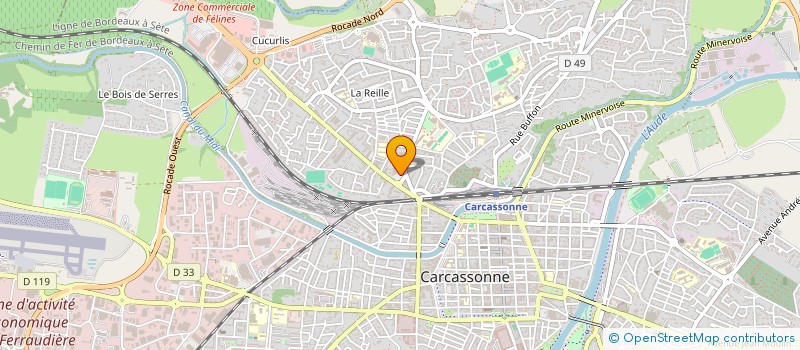 localisation de l'entreprise SELARL SEBASTIEN CAPEL COMMISSAIRE DE JUSTICE  NARBONNE