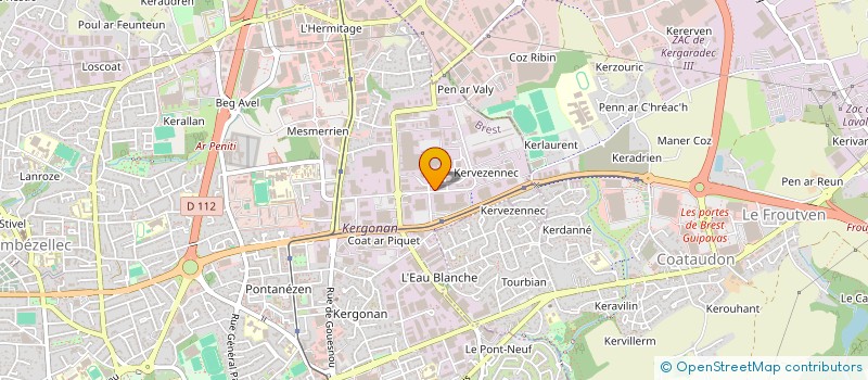 localisation de l'entreprise SELARL SEBASTIEN LE BRAS à BREST