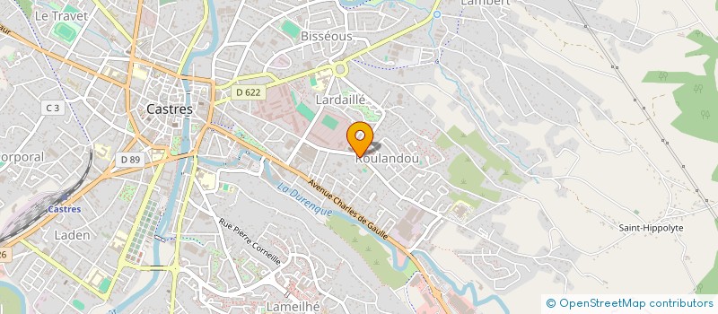 localisation de l'entreprise SELARL SEBILLE  CASTRES