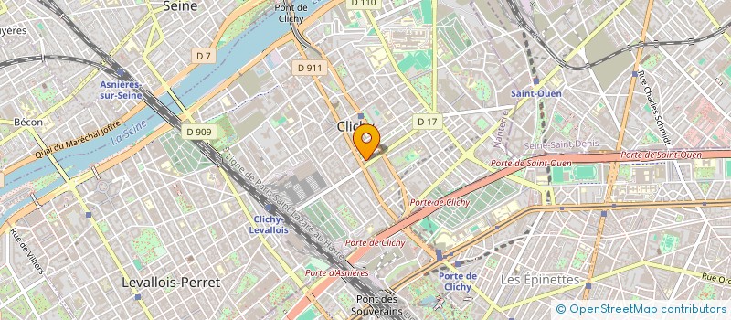 localisation de l'entreprise SELARL SEBRAN à CLICHY