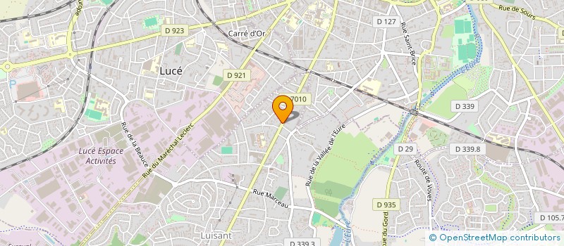 localisation de l'entreprise SELARL SENA DENTAL à LUISANT