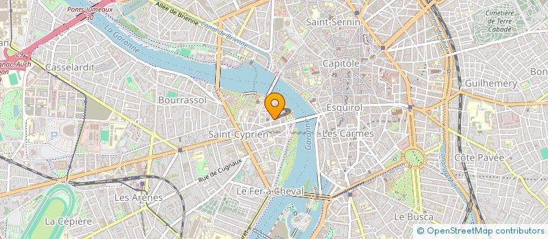localisation de l'entreprise SELARL SENTENAC PRAX à TOULOUSE