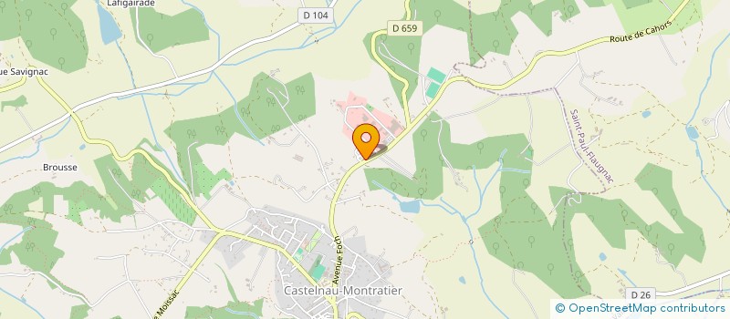 localisation de l'entreprise SELARL SEVERINE PAUTRIC  CASTELNAU-MONTRATIER