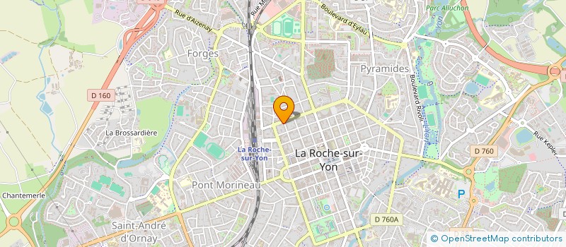 localisation de l'entreprise SELARL SIRET ET ASSOCIES à LA ROCHE-SUR-YON