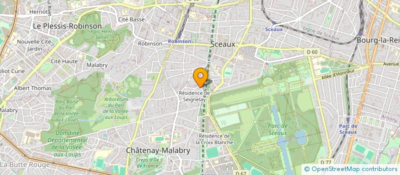 localisation de l'entreprise SELARL SNBOULET à CHATENAY-MALABRY