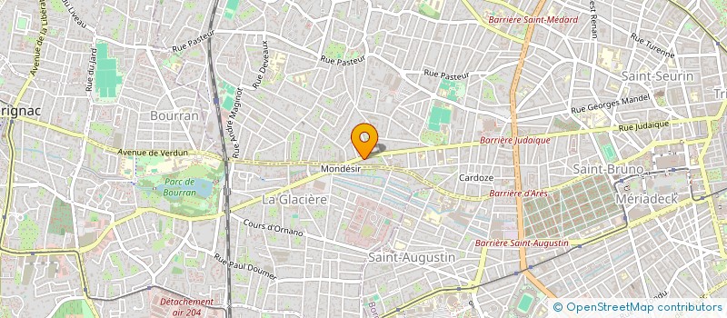 localisation de l'entreprise SELARL SOPHIE GIBERT  BORDEAUX